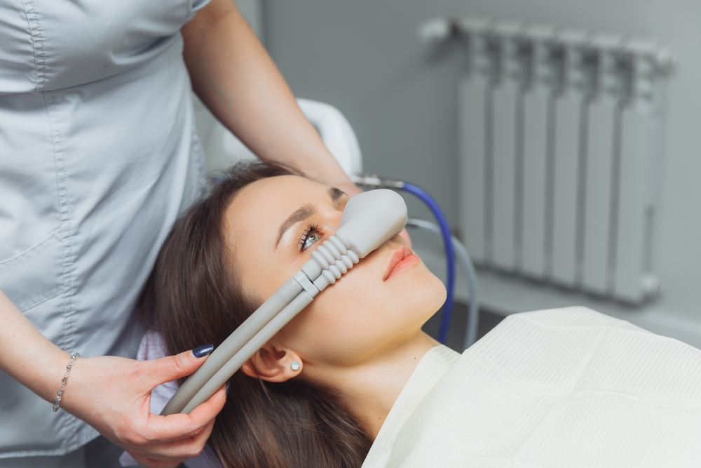 dental patient receiving anesthesia 